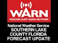 SOUTHERN LAKE COUNTY FLORIDA FORECAST - UPDATE