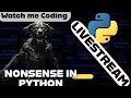 lets code nonsense at night Data Science Numpy Pandas Matplotlib and Pygame in Python