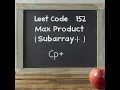 LEETCODE 152 max product subarray