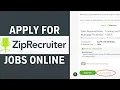How To Apply In Ziprecruiter Latest Guide