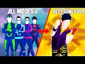 JUST DANCE COMPARISON - BEST SONG EVER ALL MODES