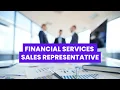 What is the role of a Financial Services Sales Representative Career Guide - Job Description