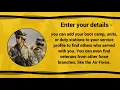 Using Together We Served to Locate Veteran Friends