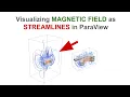 Visualizing Magnetic Field Lines Streamlines in ParaView