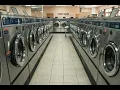 USA LAUNDROMAT TOUR Electrolux Commercial Front Load Washer Full Cycle