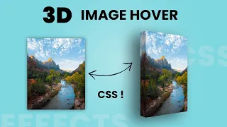 CSS 3D Image Hover Effects Html CSS 3D Hover Effects