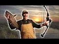 BOWFISHING big CATFISH in southeast LOUISIANA catch clean cook