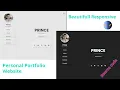 Complete Responsive Portfolio Website using HTML CSS JS Mode The Terminal Boy