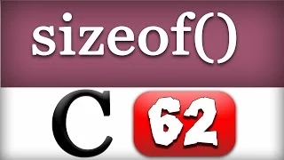 sizeof Compile Time Operator in C Programming Language Tutorial
