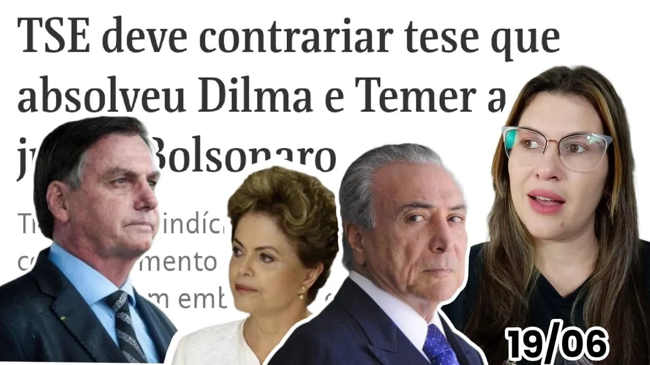 Bolsonaro, o inelegível VS A jurisprudência que poupou Dilma e Temer