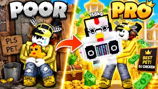 STEAL A CHICKEN | NOOB TO PRO SPEEDRUN MAX LEVEL AGAD!