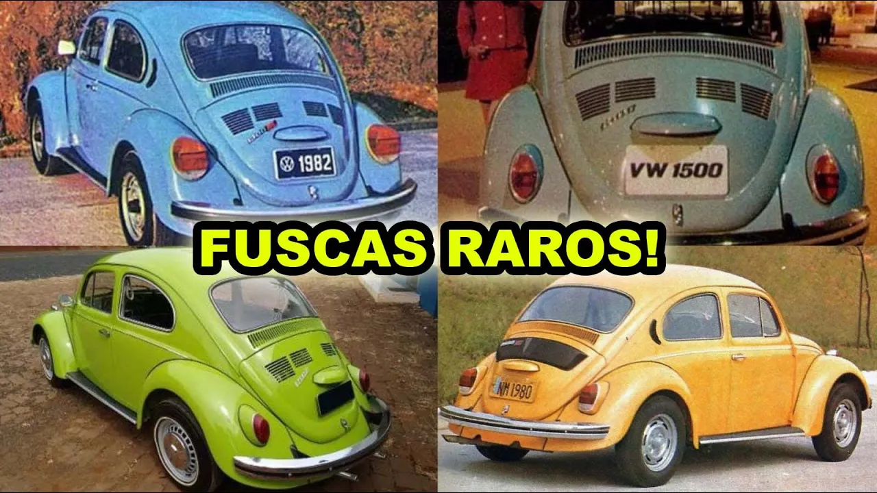 OS FUSCAS MAIS RAROS DO BRASIL!!!