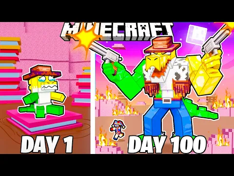 Download MP3 I Survived 100 Days as GUMMIGOO in Minecraft!