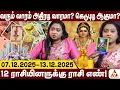 உங்க ராசிக்கு அடுத்த வாரம் முருகன் கொடுக்கும் நல்ல செய்தி  | Sara Weekly Tarot Prediction | #Tarot