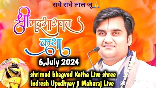 1 day sharimad bhagwat katha live indresh upadhyay ji maharaj live episode 6 july 2024 live indresh