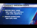 Communities hosting shredding events across western Massachusetts