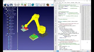RoboDK pick and place with python