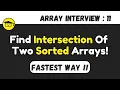 Find Intersection Of Two Arrays