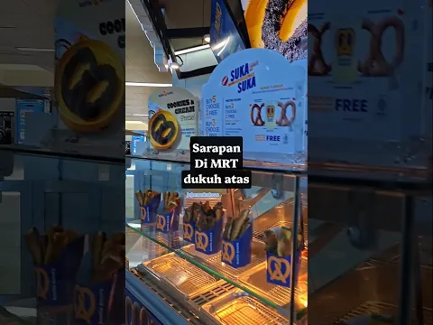 jajan bagel di MRT DUKUH ATAS