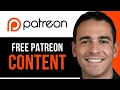 How To Find Free Patreon Posts From your Favourite Creators Step by Step Guide for 2026