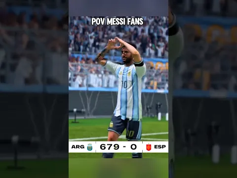 POV MESSI FANS RN🤣🤬 #worldcup #eafc #futbol #soccer