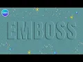 Create STUNNING Emboss Text Effect in Canva No Photoshop Needed