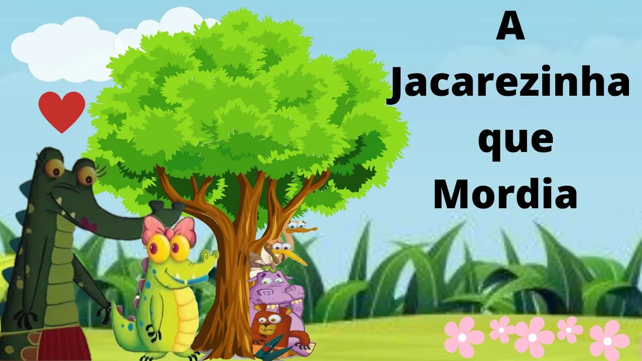 A Jacarezinha que Mordia/ Historinha infantil/ Áudio Livro infantil/ Livro Educativo
