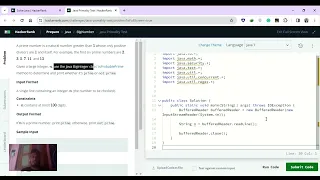 Java Primality Test HackerRank