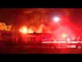 Firefighters battle massive blaze explosions at south Toledo business