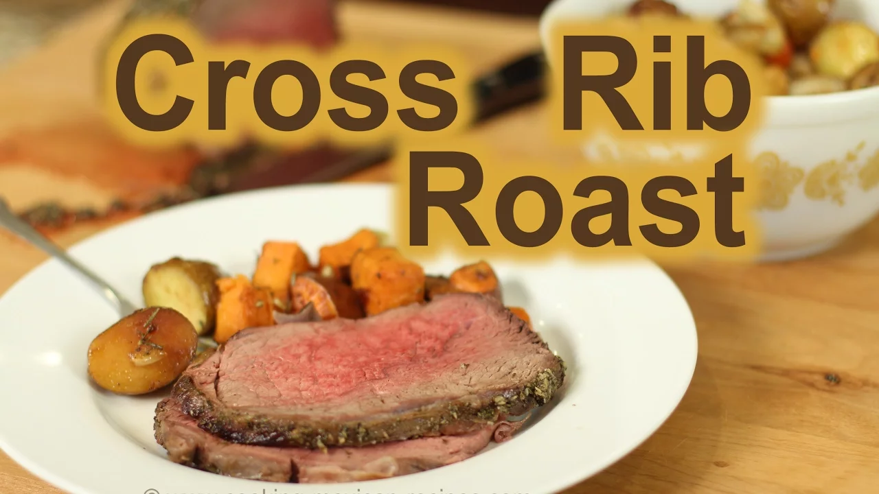 How To Make A Cross Rib Beef Roast Dinner With Roasted Potatoes   Rockin Robin Cooks