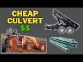 Installing a Culvert the Cheap Way
