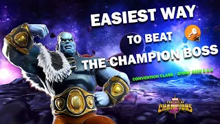 How To Fight The Champion Boss | Convention Class/Path 6.2.6 | Marvel Contest Of Champions Indonesia