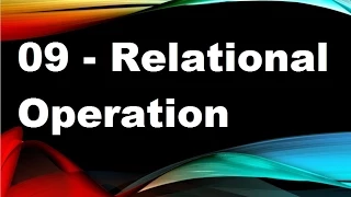 java tutorials urdu NFN 9 Relational Operations