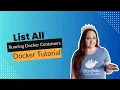 How To List All Running Docker Containers Tips and Tricks for Troubleshooting Docker Tutorial