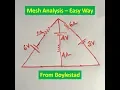 Mesh Analysis Solution Boylestad Example 8 13