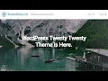 Twenty Twenty WordPress Theme Demo - 2020