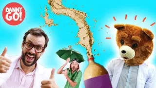 mentos diet coke explosions kid science experiments danny go 
