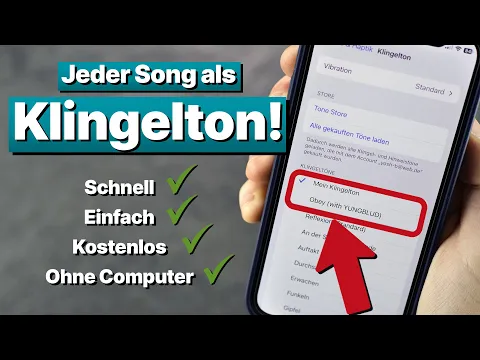 Download MP3 Jeden Song als iPhone Klingelton einrichten mit Garageband 2024