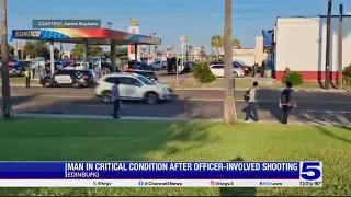 Suspect in Edinburg officer-involved shooting was holding knives outside Stripes store police say
