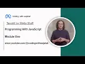 Introduction to JavaScript Module One Learn the Basics of JavaScript for Web Development