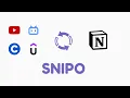 Take YouTube notes into Notion in click Snipo extension Full review
