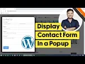 How to Display Contact Form in a Popup in WordPress Popup Maker Tutorial Open Forms in Popup