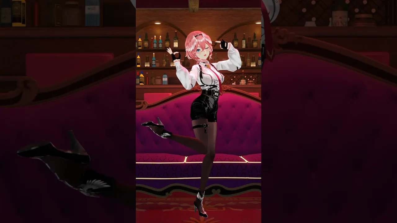Barで #魔眼ウインク 踊ってみた！ #shorts #ホロライブ #hololive #鷹嶺ルイ