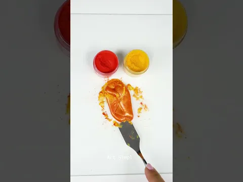 Easy mix 🔥🤩 #colormixing