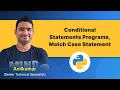 Python Class-22 Conditional Statements Programs Match Case Statement in Telugu
