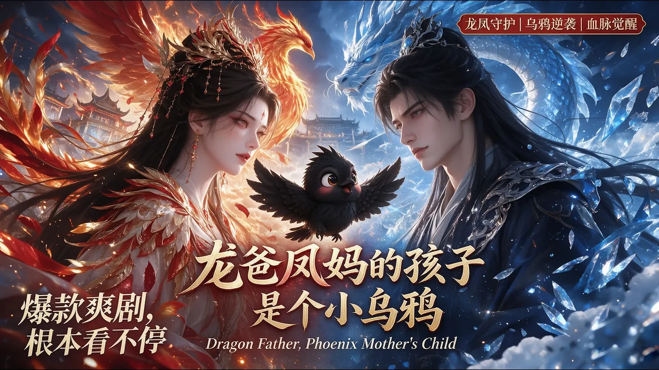 龙爸凤妈的孩子是个小乌鸦