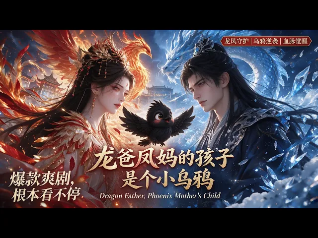 龙爸凤妈的孩子是个小乌鸦