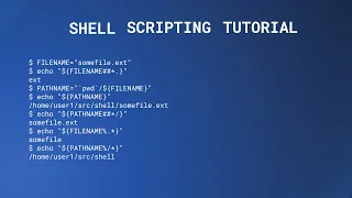 Shell scripting tutorial