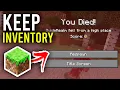 How To Keep Inventory On Minecraft - Java Bedrock