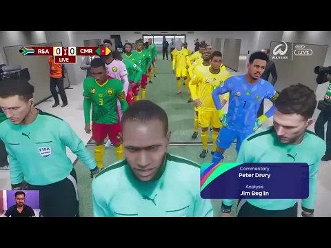 Video Thumbnail: 🔴South Africa vs Cameroon LIVE | Africa Cup Of Nations AFCON 2025/26 | Match Today & efootball